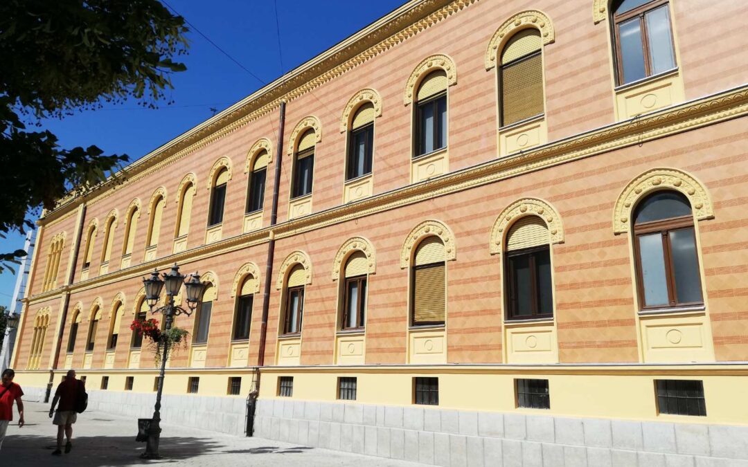 EAST FACADE of the building VLADIČANSKI DVOR NOVI SAD